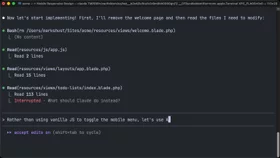 Interrupt the agentic code-writing process in Claude Code