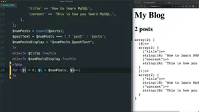 Display array contents with a for loop in PHP