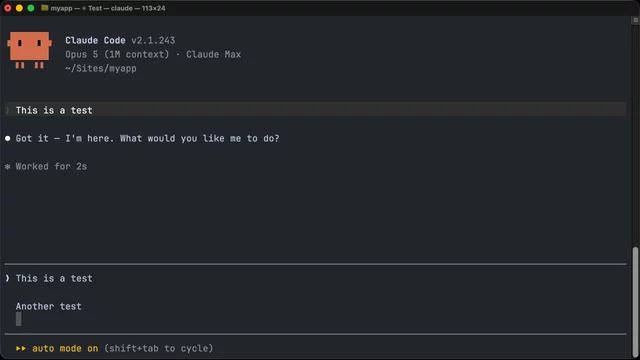 Write multi-line prompts