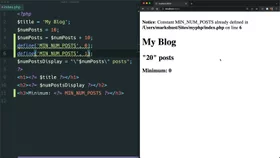 Create a constant to store a fixed value in PHP