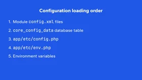 Defining configuration loading preferences in Magento