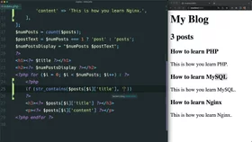 Continue or break out of a loop in PHP