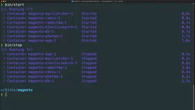 Start, stop, restart, and check container status in Docker