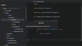 Create a simple Magewire component in a Magento Luma template