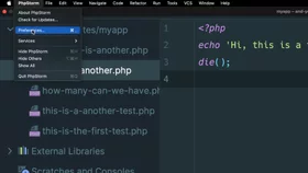 Clean up the user interface for coding or screencasting in PhpStorm