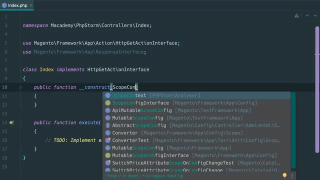 Create class functions and properties with keyboard shortcuts