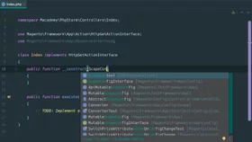 Create class functions and properties with keyboard shortcuts in PhpStorm