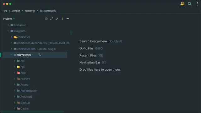 Application and directory structure