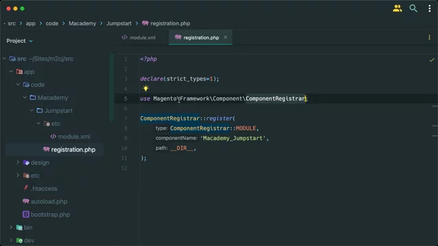 Create your first module