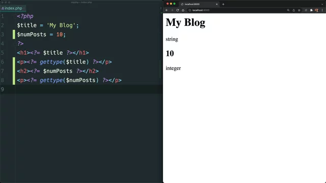Assign data types