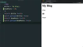 Assign data types in PHP