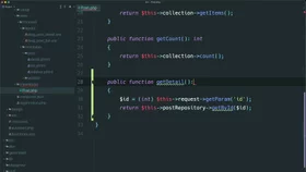 Load data using a repository in Magento