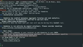 Install PHP with Homebrew