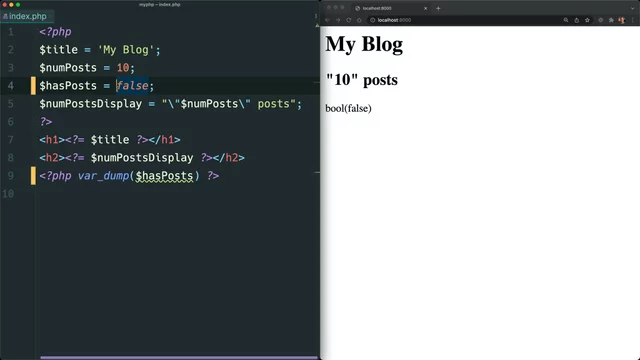 Create a Boolean variable