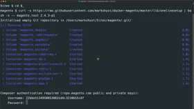 Set up Magento with the automated onelinesetup script in Docker