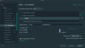 Create a Live Template in PhpStorm