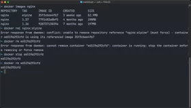 Remove an image in Docker