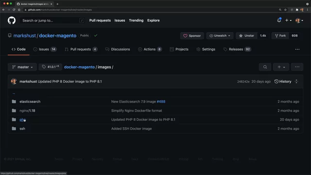 Understand the docker-compose application structure