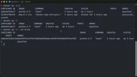 List containers in Docker