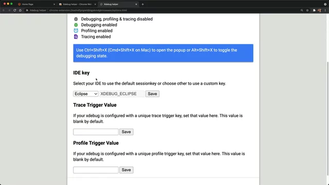 Install the Xdebug helper browser plugin for Chrome and PhpStorm