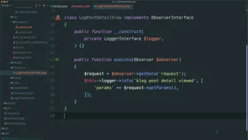 Listen to an event with an observer in Magento
