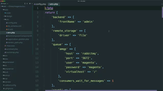 Config, environment, and version control