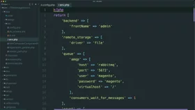 Config, environment, and version control in Magento