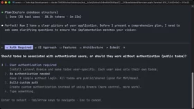 Ask clarifying questions using structured context in Claude Code