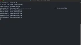 Pull an image in Docker