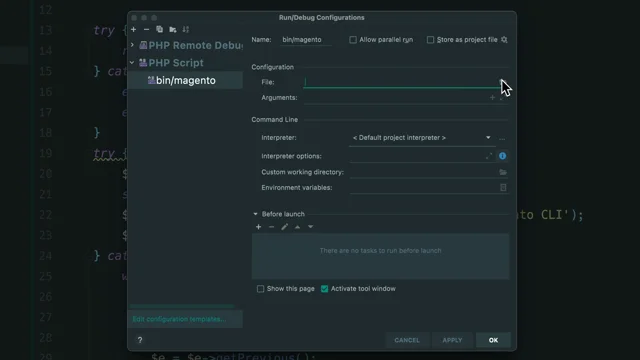 Trigger an Xdebug breakpoint for CLI commands in PhpStorm with Docker