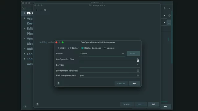 Set up a docker-magento project in PhpStorm and Docker