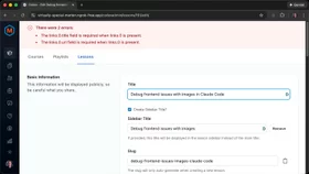 Debug frontend issues with Playwright MCP in Claude Code
