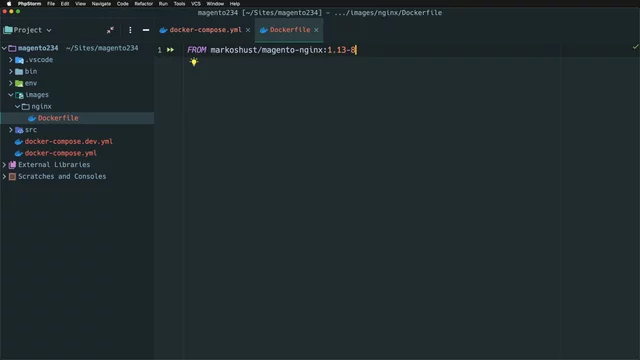 Configure multi-store instances in Docker with Nginx