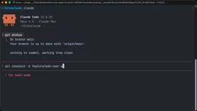 Development workflow with Git and Claude Code