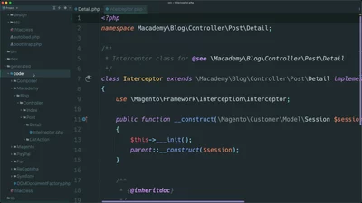 Interceptors with generated code