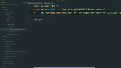 Create a custom layout XML file