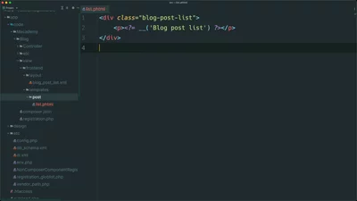 Create a new template file