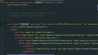 Review: Create and render a template within a block using layout XML