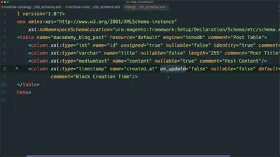 Create a new database table