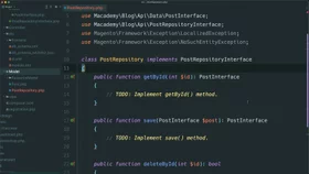 Create a repository in Magento