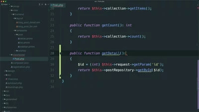 Load data using a repository