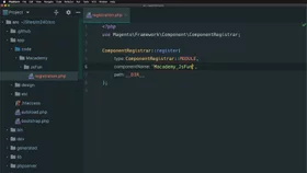Create the initial module in Magento