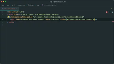 Create a queue topic