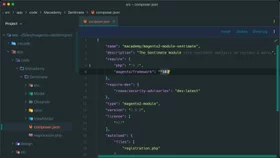 Configure composer.json for module distribution in Magento