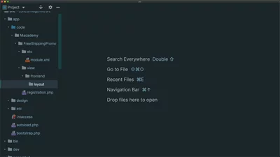 Add a block template to the layout