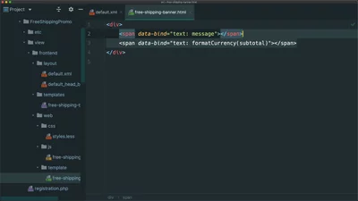 Access UI component properties with template literals