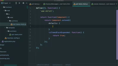 Override an existing UI component template