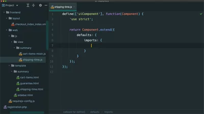 Import an external property value into a UI component