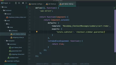 Export a property value to another UI component