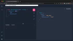 Use variables in GraphQL queries in Magento